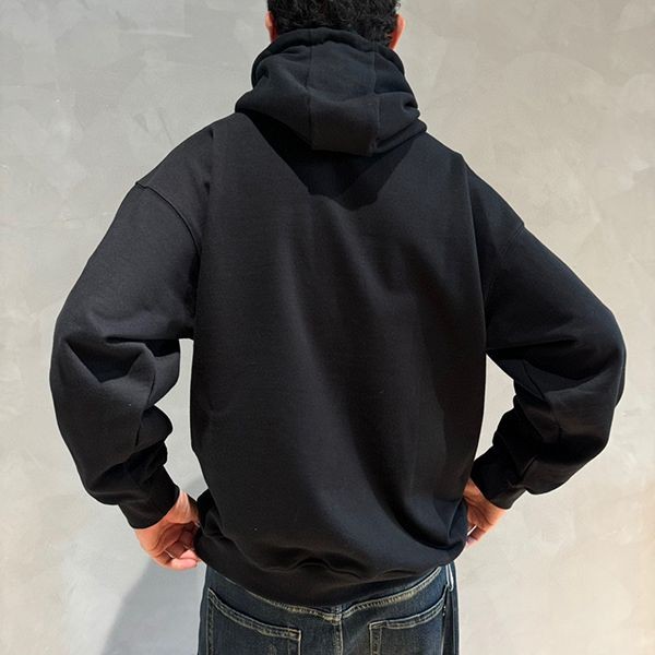 24SS プラダ ロゴ コットン フーディ 偽物 パーカー Re-Nylon puq35216